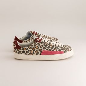 Peach Leopard & Borgona